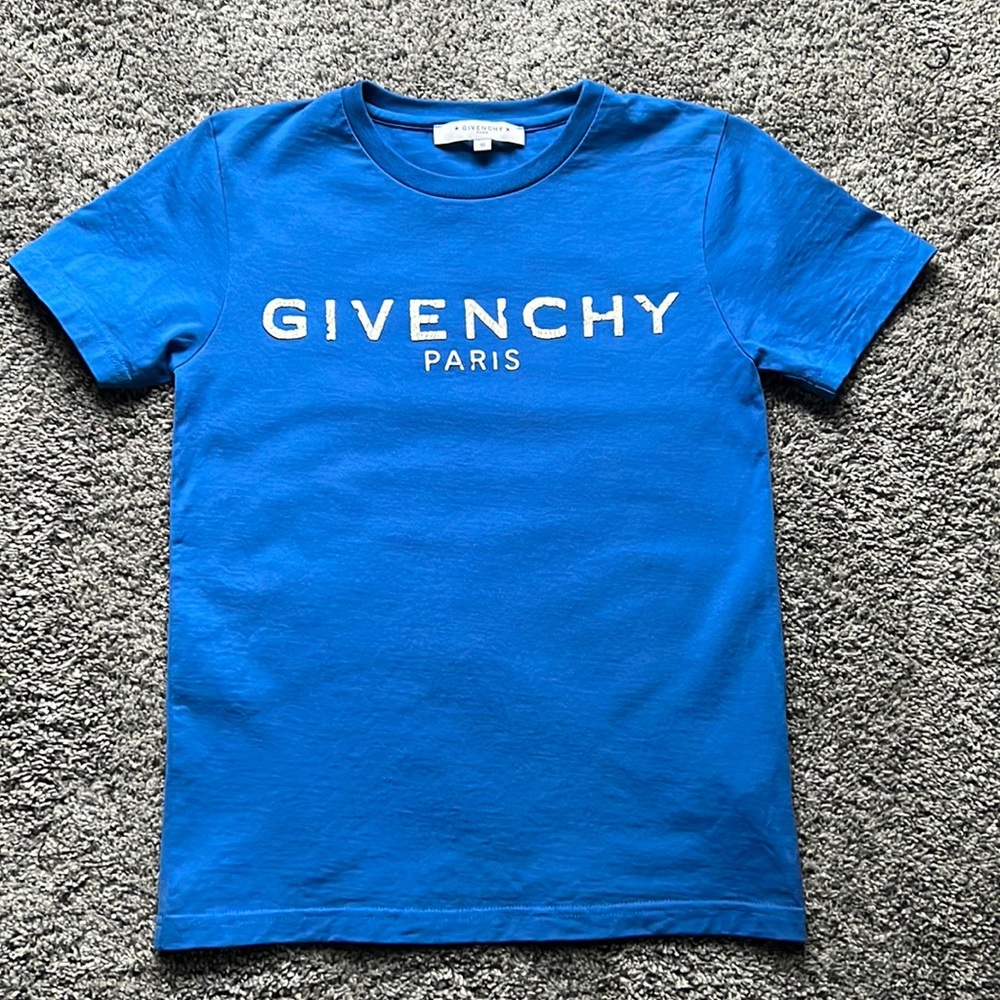 Kids Blue Givenchy t shirt size 10